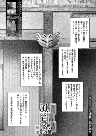 N県T市R村の風習について〈最終話〉 (高津)
